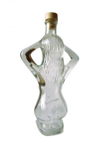 Sticla decorativa femeie 1