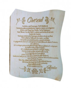 Aplica ortodoxa din lemn Crezul