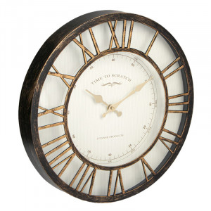 Ceas decorativ cu mesaj Time to Scratch