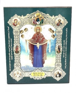 Icoana medalion Braul Maicii Domnului
