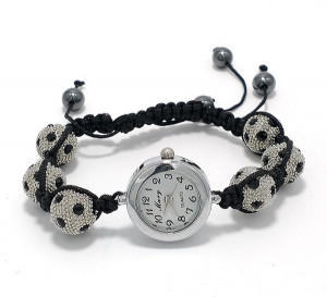 Ceas Bratara Shamballa cu Cristale in forma de mingi