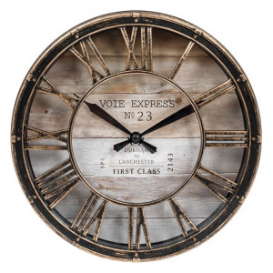 Ceas Perete Decorativ Bronz 