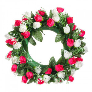 Coronita cu trandafiri 27cm