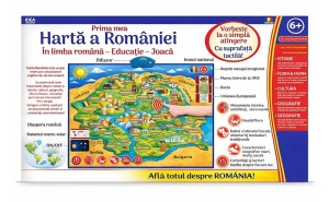 Joc cultura Prima mea harta a Romaniei