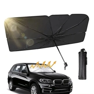 Parasolar Auto Umbrela cu Husa 140x78cm