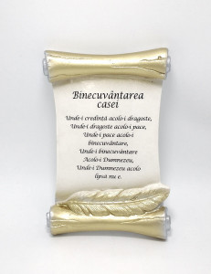 Plachet ipsos cu Binecuvantarea Casei