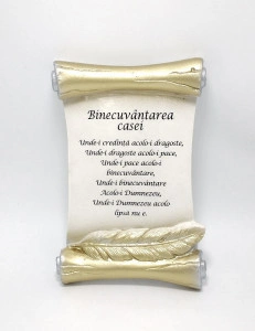Plachet ipsos cu Binecuvantarea Casei