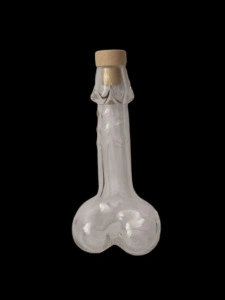 Sticla amuzanta palinca  forma de penis