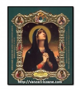 Icoana Medalion Maica Domnului Tanguirea