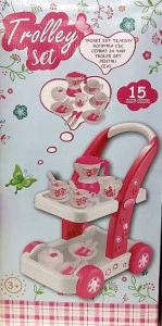 Set Ceai cu Carucior si 15 piese