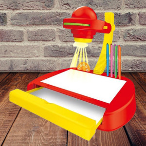 Set creativ pentru desen avand proiector cu accesorii incluse 