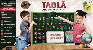 Tabla interactiva cu alfabet,calculator si markere