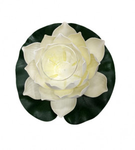 Candela floare nufar  cu pahar