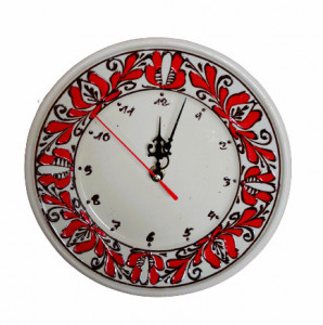 Ceas ceramică Corund pictat manual