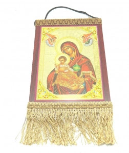 Icoana pe lemn tip Prap Maica Domnului si Isus