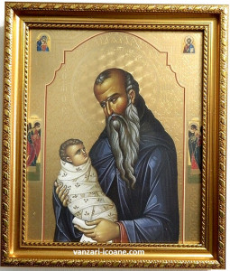 Icoana Sfântului Cuvios Stelian ocrotitorul copiilor
