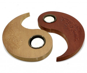 Suport pentru  lumanari YIN-YANG 