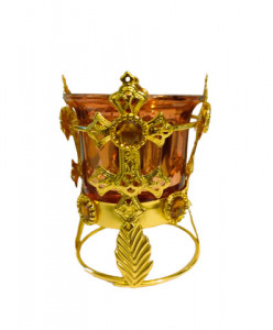 Candela masa gold din metal