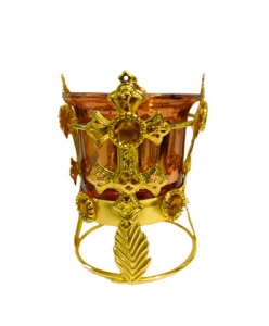 Candela masa gold din metal