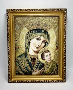 Icoana in Vesmant Prea Sfanta Fecioara a Ingerilor