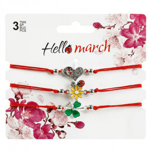 Set 3 bucati Bratari Martisor