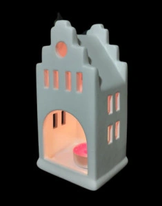Candela biserica alba din ceramica