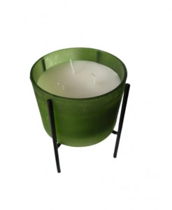 Candela citronella cu suport metal 1