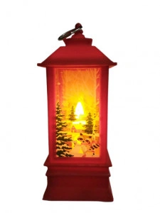 Felinar decorativ cu led rosu