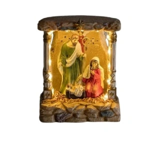 Iesle decorativa de Craciun din polirasina