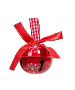 Ornament Brad de Craciun Clopot Metalic