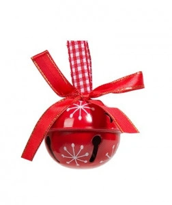 Ornament Brad de Craciun Clopot Metalic