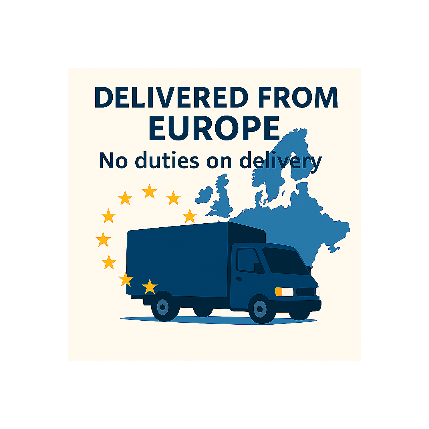 Delivered from within the EU — no duties on delivery, trackable dispatch.