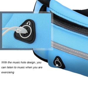 Front pockets and compartments of anti-bounce running belt pack