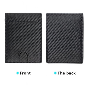 Carbon Fiber RFID-Blocking Wallet – Slim, Secure, Anti-Skimming