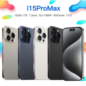 i15 Pro Max Android Smartphone Global 7.3" 16GB+1TB 7800mAh 50+108MP US