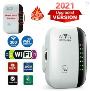 Repeater 300 Mbps WiFi Range Extender – Signal Booster & Amplifier