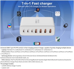 "Charger certified CE, RoHS, CB, KC with intelligent power distribution"