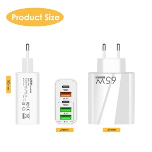 65W Fast Charging PD+3USB Charger