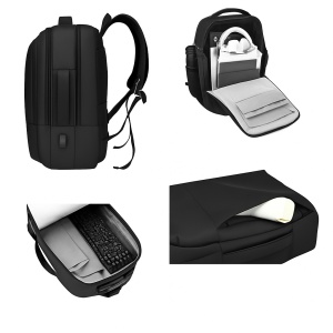 Expandable Waterproof Laptop Backpack – Anti-Theft