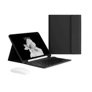 Backlit Bluetooth Keyboard Case + Mouse for iPad and Samsung