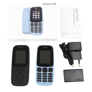 Nokia 105 Dual SIM (2019) Mobile Phone – Long Battery Life & Classic Design