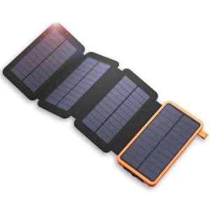 Foldable Solar Power Bank 10000-20000mAh, 6W LED Outdoor