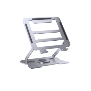Laptop Stand Bracket Foldable Metal Shelf 360° Rotating Heatsink