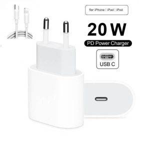 20W PD USB-C Wall Charger – Fast Charging Adapter
