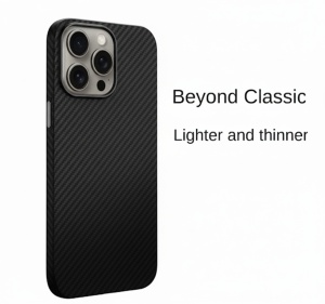 Metal 600D Kevlar Carbon Fiber Magnetic Case for iPhone 13–17