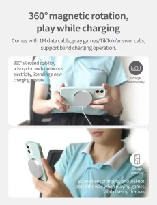 Aluminum body with heat dissipation design in wireless charger