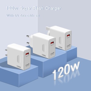 "Compact high-power charger delivering up to 120 W"