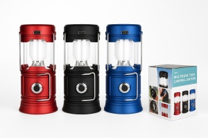 Solar-Powered LED Camping Lantern Emergency & Outdoor Lighting