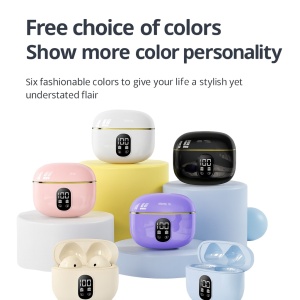 X87 True Wireless Earbuds – LED Display, 36H, BT 5.4