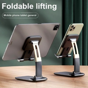 Foldable stand collapsed flat for portability